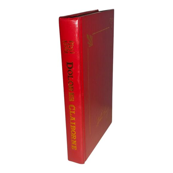 1993 Dolores Claiborne Stephen King Library Edition Red Bound HC - Picture 1 of 3